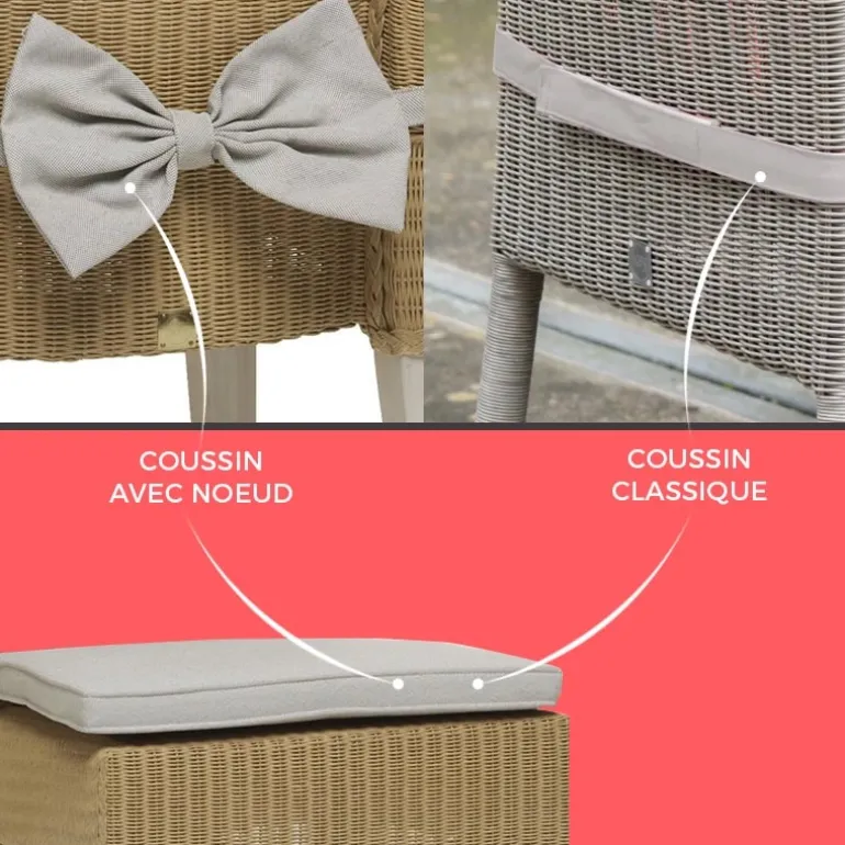 BridgetChaise en loom tressé