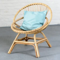 BrigitteFauteuil coquille en rotin