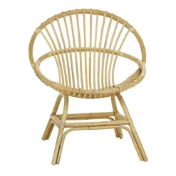 BrigitteFauteuil coquille en rotin