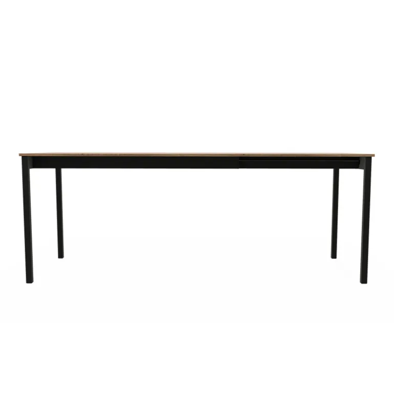 Cabrio Table snack rectangulaire extensible en stratifié fabriquée en Belgique