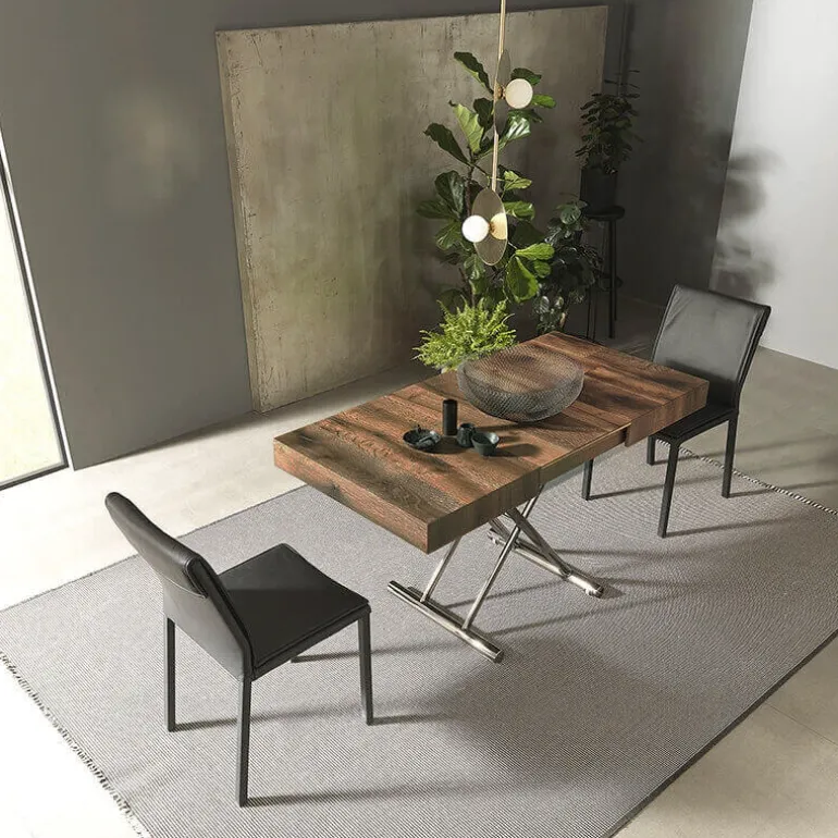 Calypso Table relevable design avec rallonges fabrication italienne