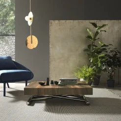 Calypso Table relevable design avec rallonges fabrication italienne