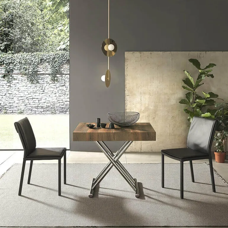 Calypso Table relevable design avec rallonges fabrication italienne