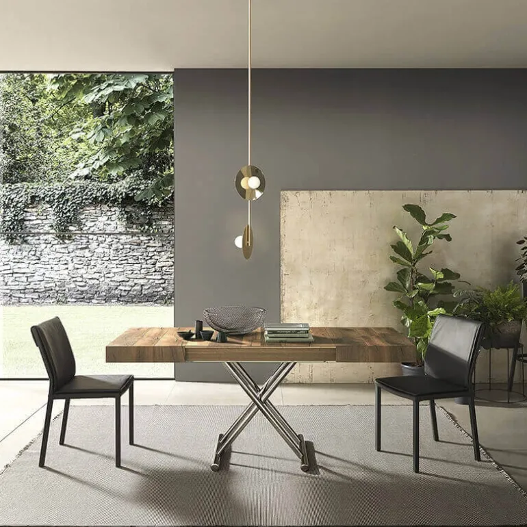 Calypso Table relevable design avec rallonges fabrication italienne