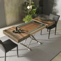 Calypso Table relevable design avec rallonges fabrication italienne