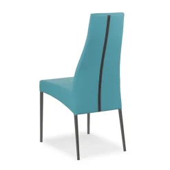 Carla Chaise de salle à manger italienne en synthétique