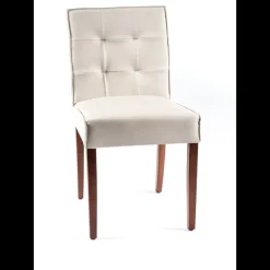 Carpe 2 Chaise matelassée en synthétique et bois