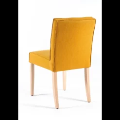 Carpe 2 Chaise matelassée en tissu et bois