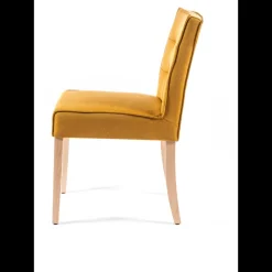 Carpe 2 Chaise matelassée en tissu et bois