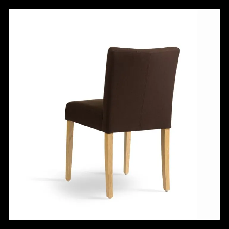 Carré Mobitec® Chaise rembourrée en bois et tissu