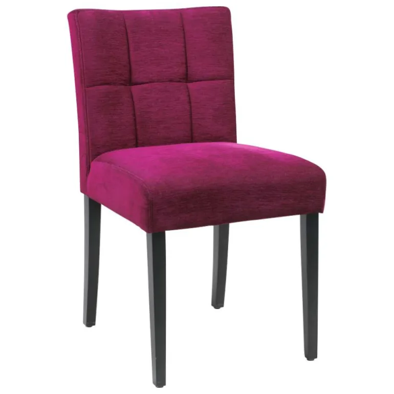 Carré Mobitec® Chaise rembourrée en bois et tissu