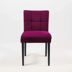 Carré Mobitec® Chaise rembourrée en bois et tissu