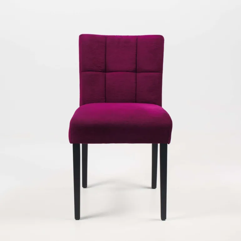 Carré Mobitec® Chaise rembourrée en bois et tissu