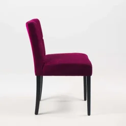 Carré Mobitec® Chaise rembourrée en bois et tissu