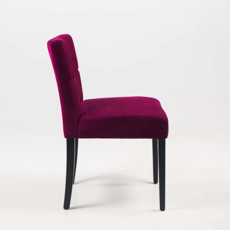 Carré Mobitec® Chaise rembourrée en bois et tissu