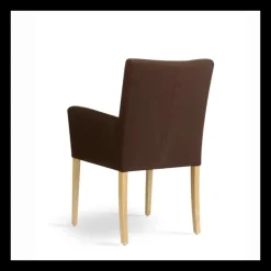 Carré Mobitec® Fauteuil de salon contemporain en bois et tissu