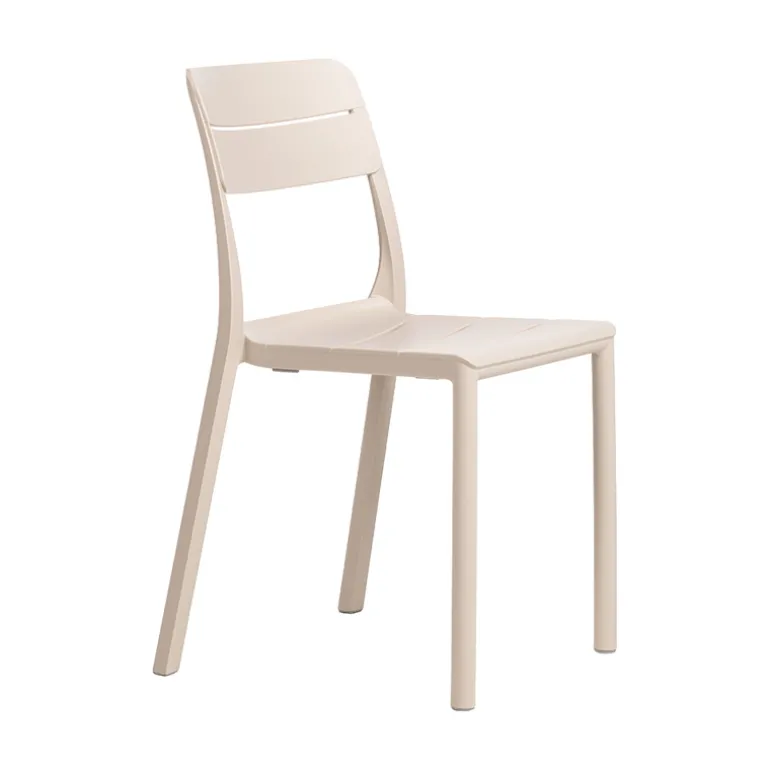 Cassia Chaise de jardin empilable en polypropylène