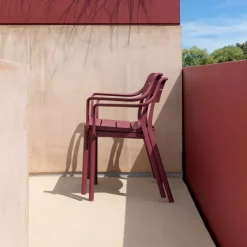 Cassia Fauteuil de jardin empilable en polypropylène