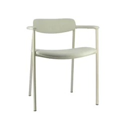 Cassis Fauteuil moderne en tissu avec accoudoirs et pieds en métal