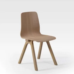 Chevron Chaise de designer en bois