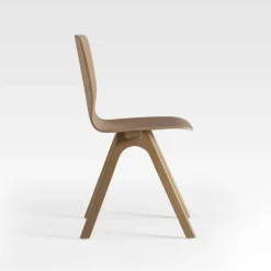 Chevron Chaise de designer en bois