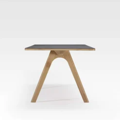 Chevron Table de designer en céramique et bois