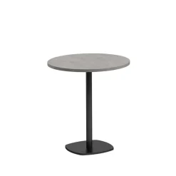 Circa Petite table de cuisine ronde diamètre 70 cm en stratifié avec pied central