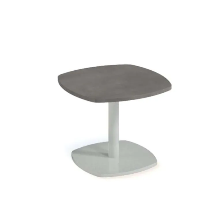 Circa Table basse aux bords arrondis et pied central