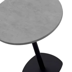Circa Table snack de cuisine ronde en stratifié diamètre 70 cm avec pied central