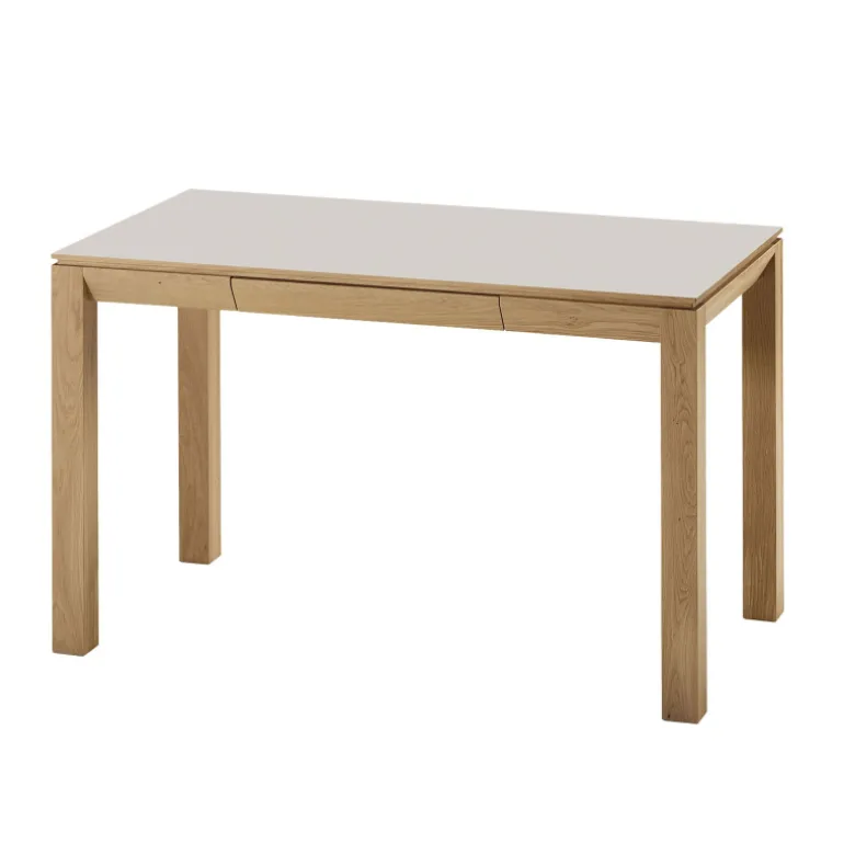 Clarté Bureau en bois et céramique avec tiroir