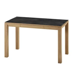 Clarté Bureau en bois et céramique avec tiroir