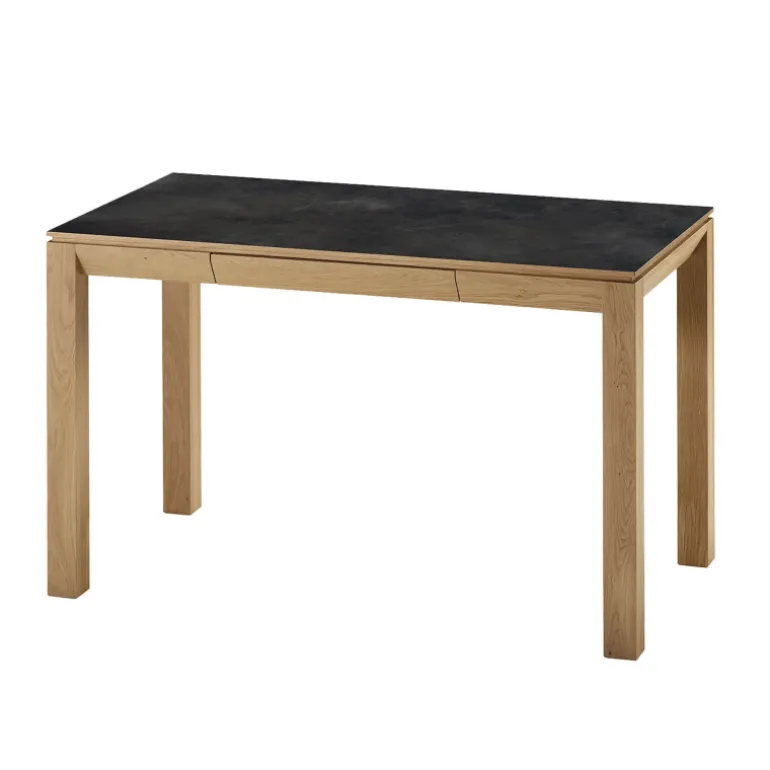 Clarté Bureau en bois et céramique avec tiroir