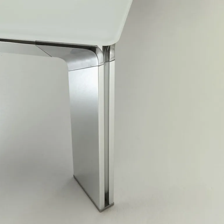 Class Table basse carrée italienne en verre trempé