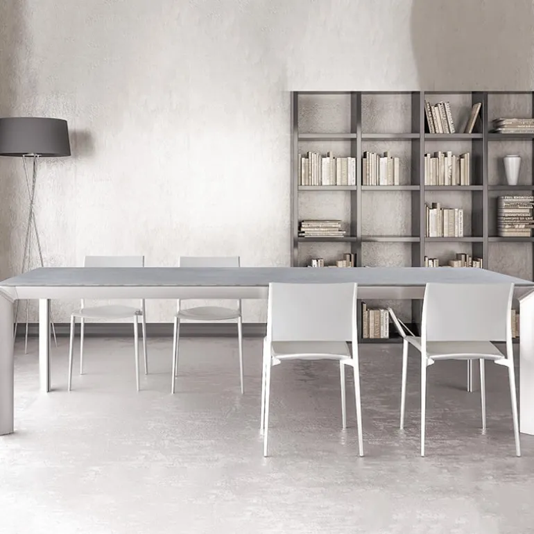 Class Table rectangle en céramique fabriquée en Italie