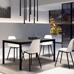 Claudio Chaise moderne en polypropylène et métal