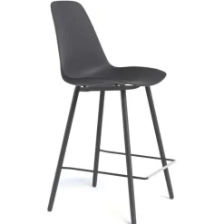 Claudio Tabouret snack moderne avec coque en polypropylène