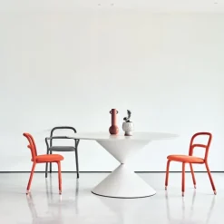 Clessidra Midj® Table de salle à manger ronde design en bois