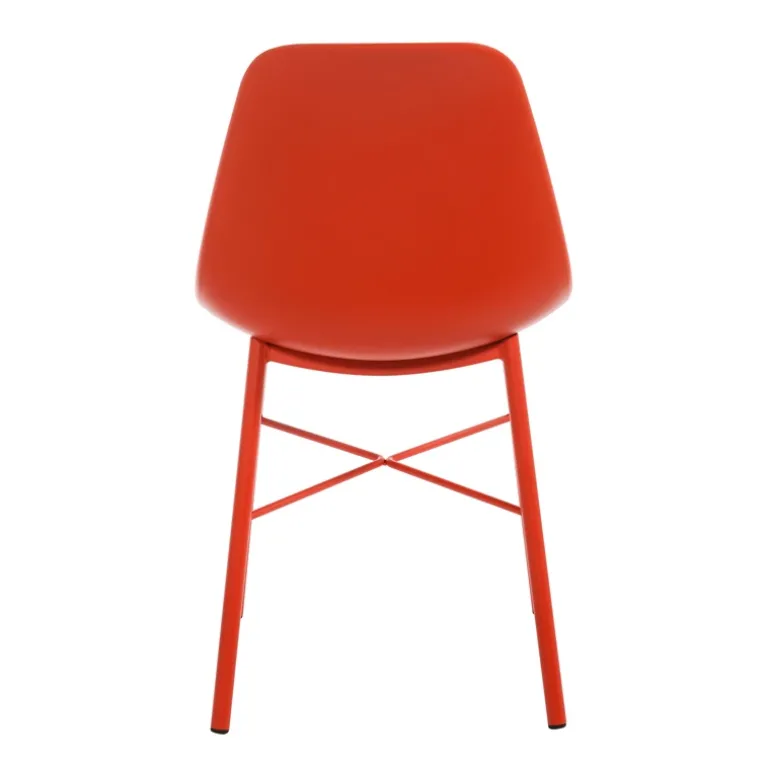 Cloe Chaise moderne en polypropylène et métal