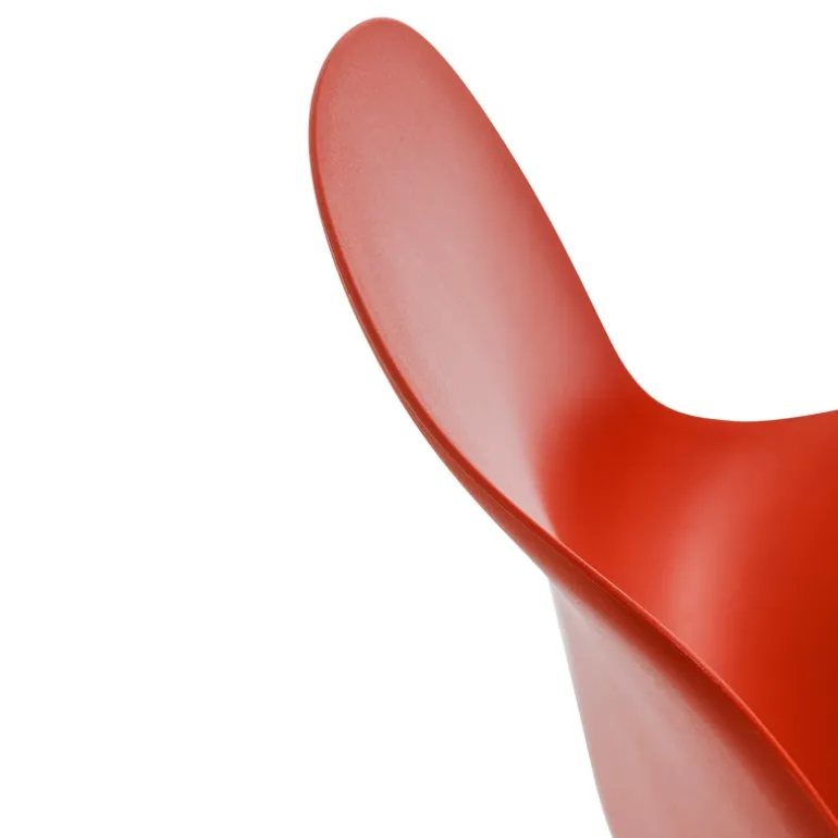 Cloe Chaise moderne en polypropylène et métal