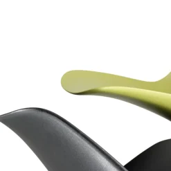 Cloe Tabouret snack moderne en polypropylène et métal