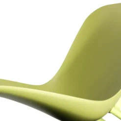 Cloe Tabouret snack moderne en polypropylène et métal