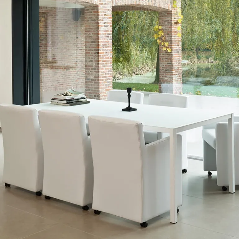 Cobra Table rectangulaire plateau stratifié et pieds en métal