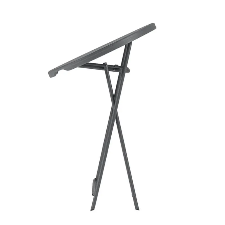 CocktailTable pliante mange debout hauteur 110 cm gris foncé