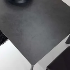 Cocoon Table italienne rectangulaire en céramique contemporaine