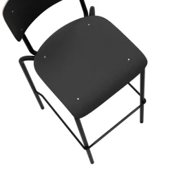 College Tabouret de bar avec dossier style vintage