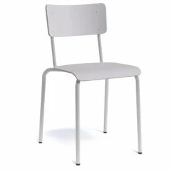 Collège Chaise d'écolier vintage en métal et bois