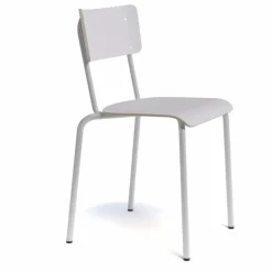 Collège Chaise d'écolier vintage en métal et bois