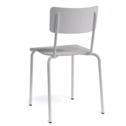 Collège Chaise d'écolier vintage en métal et bois