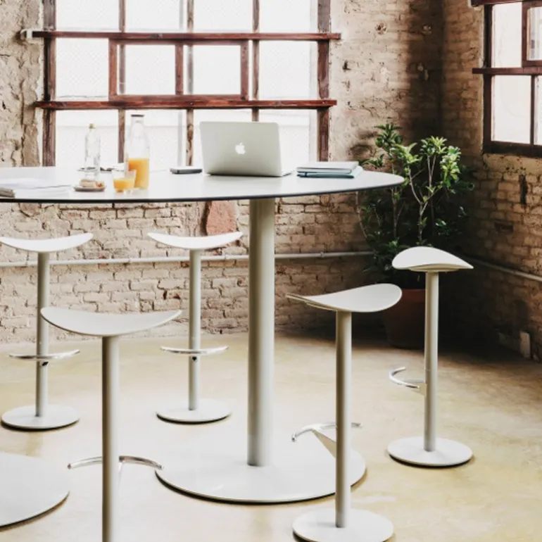 Coma Enea® Tabouret design en polypropylène et métal