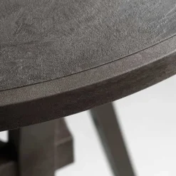 Combo Table de jardin ronde recyclée